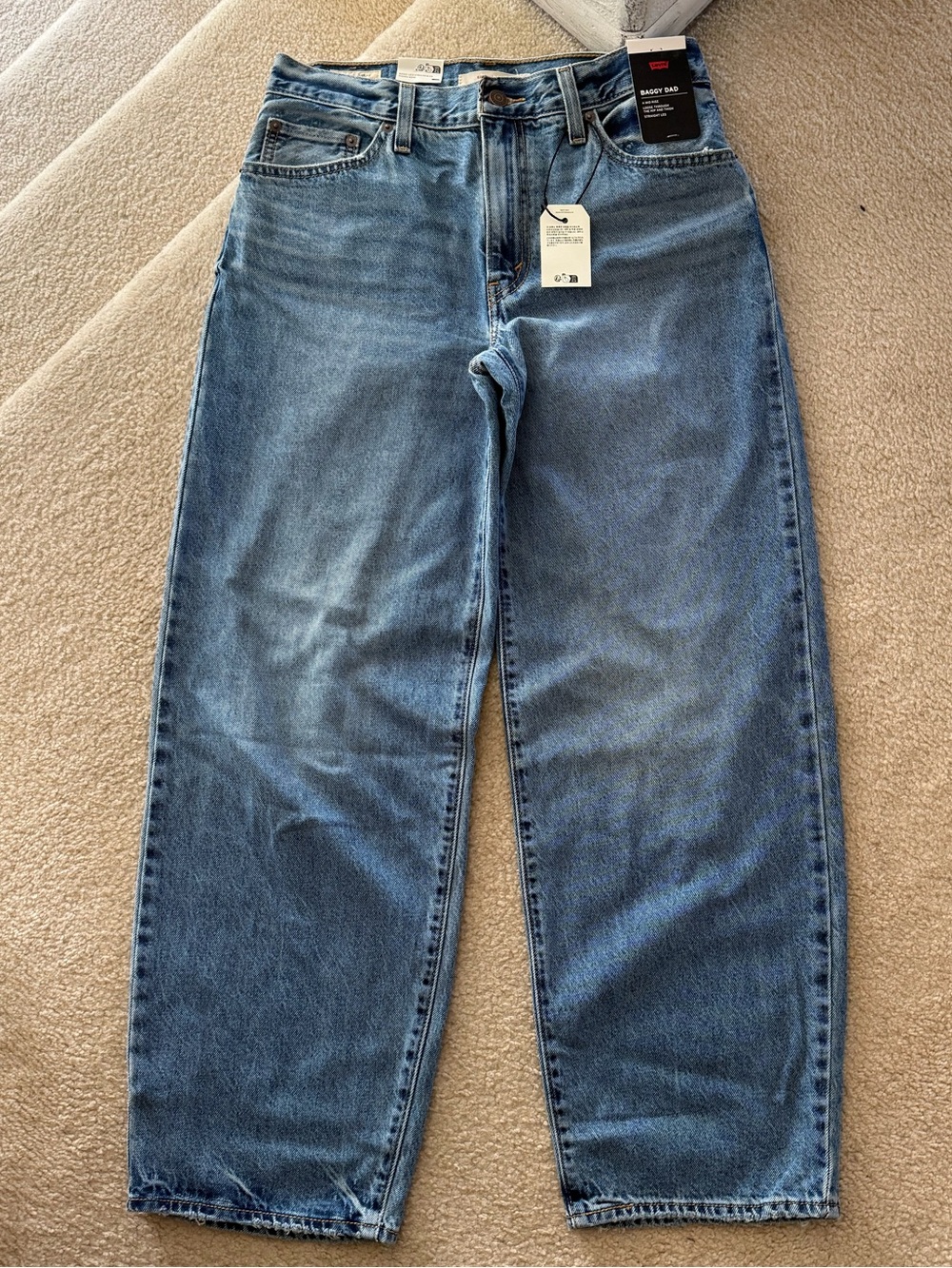 NWT LEVI'S® PREMIUM Baggy Dad Denim Jeans
